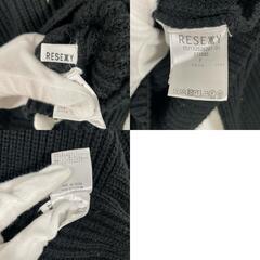 RESEXXY リゼクシー 長袖ニット アクリル ブラック レディース F【古着】【中古】の画像