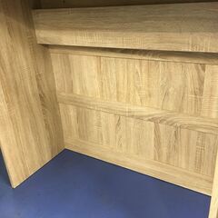 ★リユースのサカイ横浜南店★YM1732  レンジボード ライトブラウン W90×D41.5×H183 クリーニング済みの画像