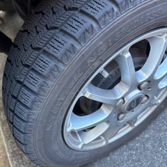 取付も可！13インチAW付きスタッドレス4本セットの画像