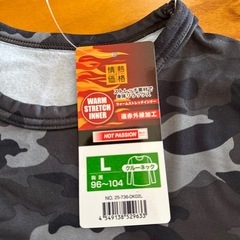未使用品ウォームストレッチインナーシャツの画像