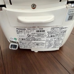 Panasonic SR-PB108 可変圧力IHジャー2019年製の画像