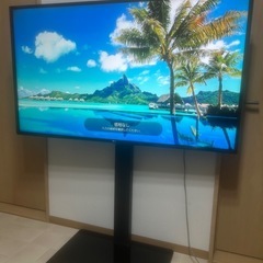 【美品】LG 55型 4Kテレビ（壁掛け対応）＋スタンドの画像