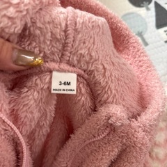 もこもこアウター 3-6M 2枚セットの画像