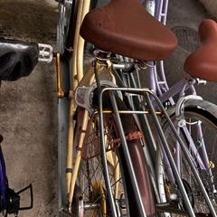 1/7まで　自転車　※パンクしてますの画像