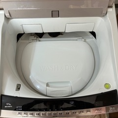 【要修理】日立 9.0kg 縦型洗濯乾燥機 2017年製 BW-D90TSの画像