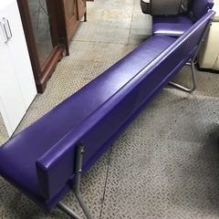 ジャングルジャングル貝塚店　ベンチ　ブルー　ロビーチェアー　貝塚市　二色浜　リサイクルショップの画像