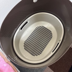 上から猫トイレの画像