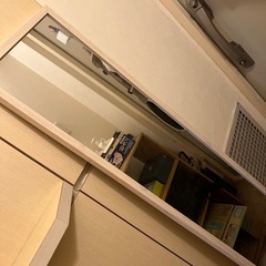 全身鏡　白　アイボリーの画像