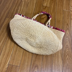 カゴバック　トートバッグの画像