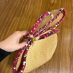 カゴバック　トートバッグの画像