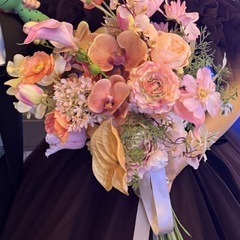 アーティフィシャルブーケ　ブートニアセットの画像