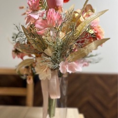 アーティフィシャルブーケ　ブートニアセットの画像