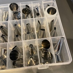 【引き取り限定】中古品　絞り口金セット  お菓子作りの画像