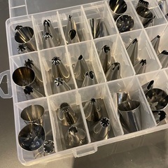 【引き取り限定】中古品　絞り口金セット  お菓子作りの画像