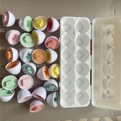 おもちゃ　知育玩具　モンテッソーリ　マッチングエッグ　の画像