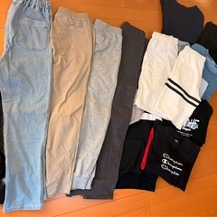 （160-②）子供服、男の子、160サイズ、15点まとめ売り、アウターやフード付きパーカー含むの画像