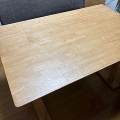 ★NEW【取引き中】机保護マット付き* ナフコ TWO-ONE STYLE ダイニングテーブルセットの画像