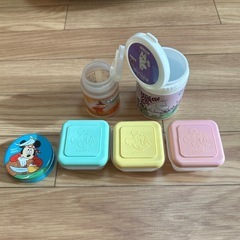 お子様色々セット（空容器・スタンプ・ボタン・照明等）の画像