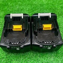 マキタ(makita) BL1860B リチウムイオンバッテリー 18V/6.0Ah 2個セット　充電回数8回、12回【船橋馬込店】【店頭取引限定】【中古】管理番号：ITFRGB2VY1FGの画像