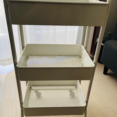 キッチンワゴン　ホワイトの画像