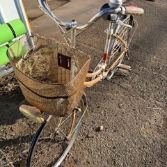 自転車　ママチャリの画像