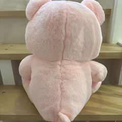ピンクのクマのぬいぐるみの画像