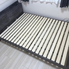 ★マットレス フレーム セット★ダブルサイズ ベッド★コンセント付き 2層ポケットコイル★の画像