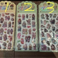 ラブブぷくぷくシールの画像