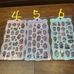 ラブブぷくぷくシールの画像