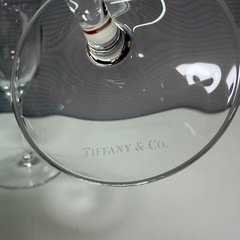 Tiffany& Co. ワイングラス2脚 未使用の画像