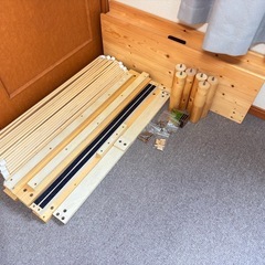 ニトリコンセント付きスノコベッド（シングル）の画像