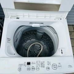 東芝 4.5kg洗濯機 AW-45ME8 2022年製 ⚠️蓋割れ外れます‼︎/J124-07の画像