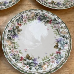 HOYA CHINA FRUHARDY 花柄　プレート4枚　ホーヤチャイナ　美品の画像