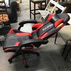 ジャングルジャングル貝塚店　OSATA ゲーミングチェアー　リクライニング　レッド　貝塚市　二色浜　リサイクルショップの画像