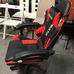 ジャングルジャングル貝塚店　OSATA ゲーミングチェアー　リクライニング　レッド　貝塚市　二色浜　リサイクルショップの画像