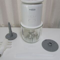 フードプロセッサー 電子はかり機能付き  usb充電式 電動 コードレス 0.6L容量の画像