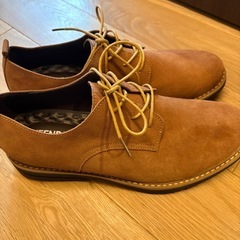 【ほぼ新品】メンズカジュアルシューズ　茶色の画像