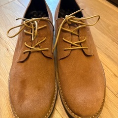 【ほぼ新品】メンズカジュアルシューズ　茶色の画像