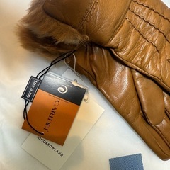 CARIDEI  TOMORROWLAND 手袋　ファーコンビグローブの画像