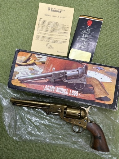 DENIX デニックス　ARMY MODEL 1860　REF.1083　レプリカモデルガン　観賞用 MADE IN SPAIN スペ