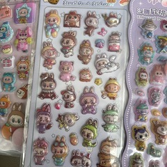 ラブブぷくぷくシールの画像