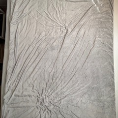 重い毛布シングル（5.5kg） ひもなしらくらくカバー付き（Nグリップ5.5GY A2313）の画像