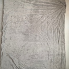 重い毛布シングル（5.5kg） ひもなしらくらくカバー付き（Nグリップ5.5GY A2313）の画像