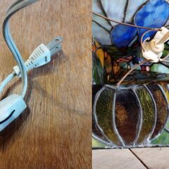 レトロ ステンドグラス風 テーブルランプ 照明　/MJ-1330 2Fの画像