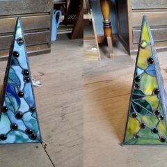 レトロ ステンドグラス風 テーブルランプ 照明　/MJ-1330 2Fの画像