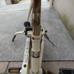 【無印良品自転車 子供用】 手押し棒付き自転車の画像
