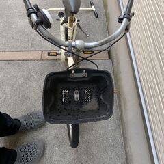 【無印良品自転車 子供用】 手押し棒付き自転車の画像