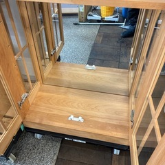 大川家具　コレクションケースの画像