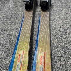 SALOMON DEMO08W スキー板　ビンディング　ストック　ケース他　5点の画像