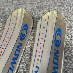 SALOMON DEMO08W スキー板　ビンディング　ストック　ケース他　5点の画像